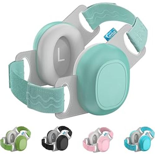 Bella's Friends Baby Ear Protection for Infants&Toddlers(3–48 Months) - Lightweight 24dB Noise Cancelling Headphones - Safe fit & Comfort Earmuffs - Improve Sleep - Baby Travel Essential, Sage Green