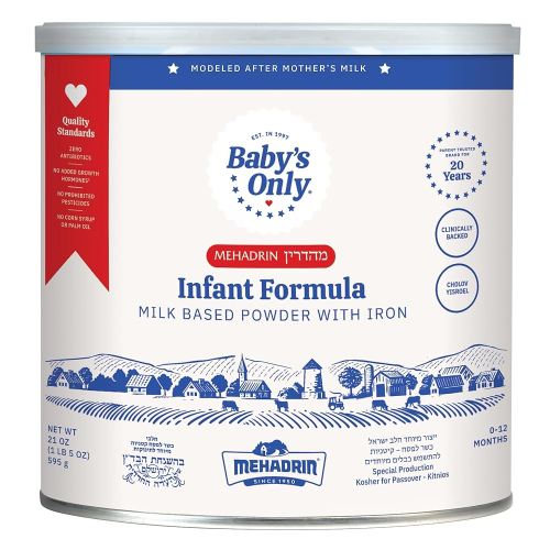 Baby's Only Complete Nutrition Infant Formula, Milk Based Powder with Iron, Modeled After Mother’s Milk, Iron, Choline, Vitamin D, Baby Formula for Newborn to 12 Months Old Infant, 21 oz, 1 Pack