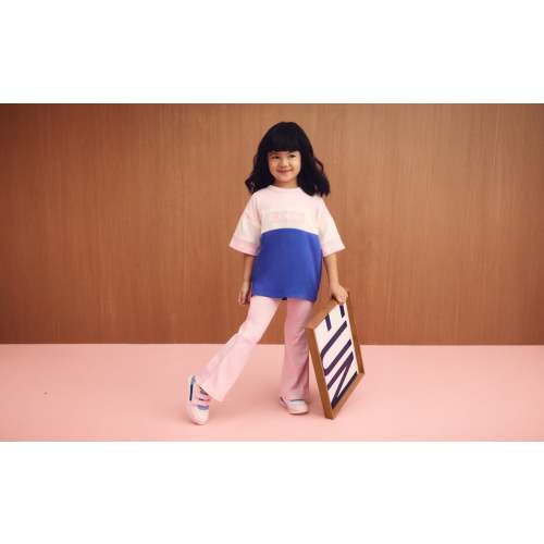 Logo Croissant Zipsuit | Navy Marle | Seed Heritage