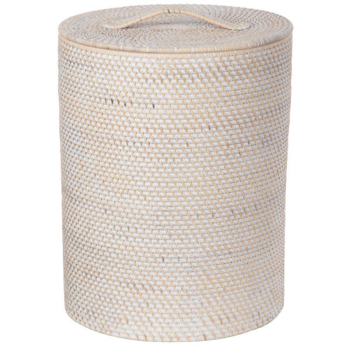 Bay Isle Home™ Handwoven Wicker Laundry Hamper & Reviews | Wayfair