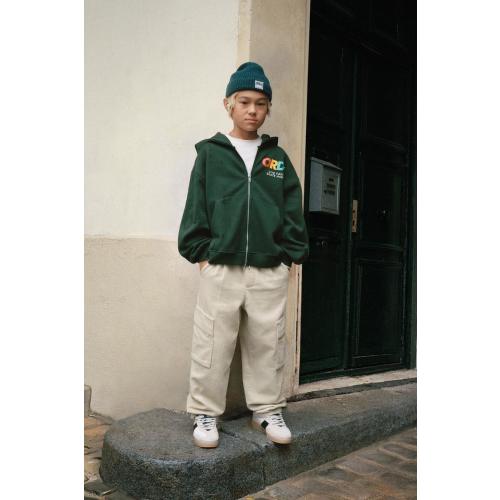 KNIT HAT WITH LABEL - Khaki | ZARA United States