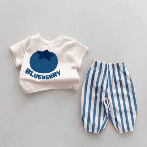BLUEBERRY Baby 2-Piece Stripe Pants Set