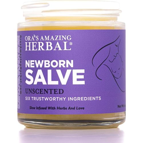 Ora's amazing Herbal, Newborn Salve, Diaper Rash Cream, Calendula Baby Balm, EWG Verified Baby Ointment, Acne Eczema, Butt Cream, Infant Massage, Natural Paraben Free, Good for Sensitive Skin