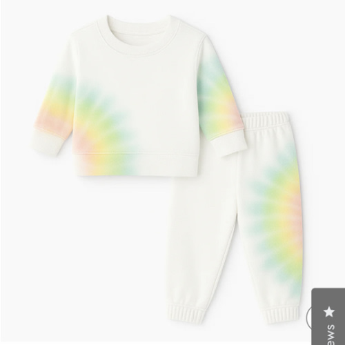 Loop Terry Spiral Pullover and Pant Sets