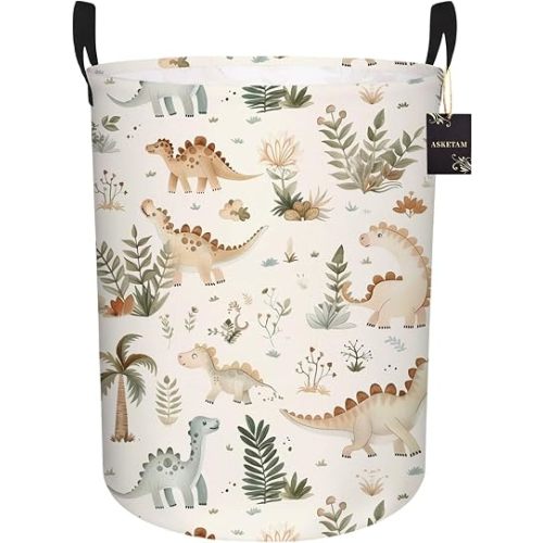 Baby Laundry Basket, Laundry Hamper, Bohemia Dinosaur