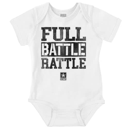 Brisco Brands US Army Casual Military PT Style Baby Romper Boys or Girls