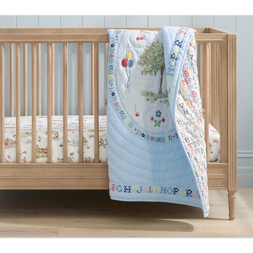 Riley Sheehey Bear Baby Quilt | Pottery Barn Kids