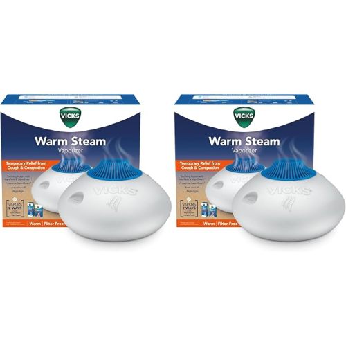 Vicks Warm Steam Vaporizer & Humidifier for Small and Medium Rooms