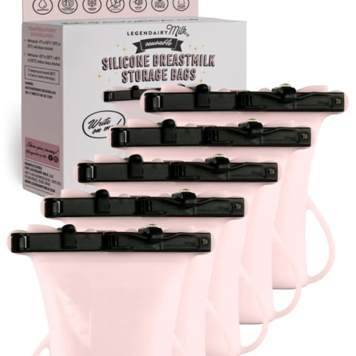 Reusable Silicone Breastmilk Storage Bags | Legendairy Milk