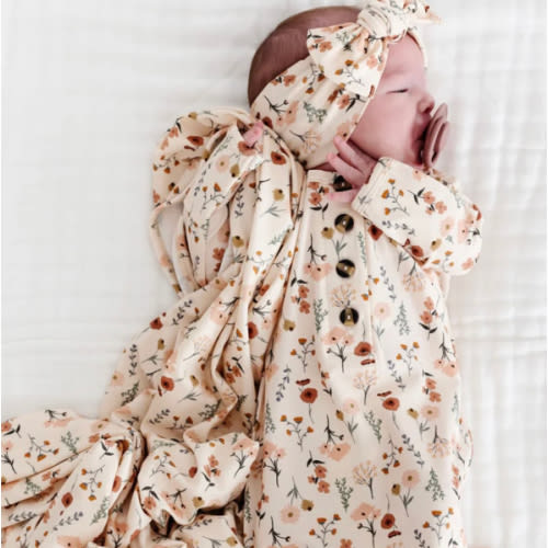 Rachel Newborn Headband Bundle (Gown)