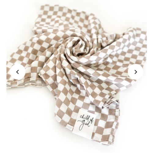 Child of God Checker Swaddle Blanket – OUR HOUSE ABOVE