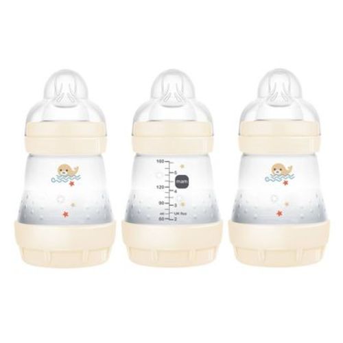 Mam Easy Start Anti-colic Baby Bottle - 0+ Months - 5oz/3pk - Shell