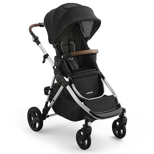 Mockingbird Single-to-Double Stroller 3.0 - Convertible Full Size Baby Stroller for 1, 2, or 3 Kids with 44 Possible configurations, Travel System Compatible - Black Windowpane