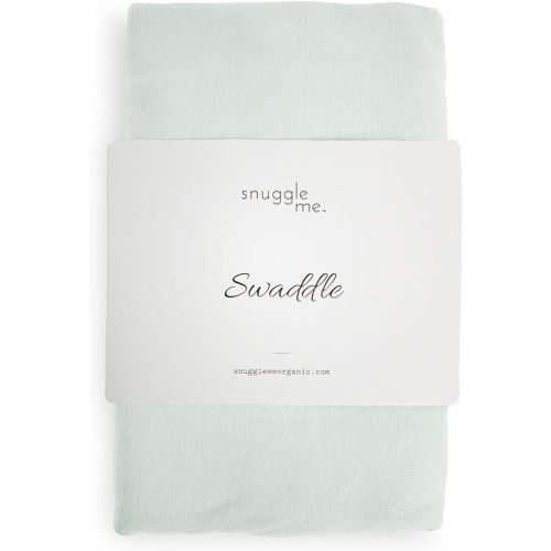 snuggle me Swaddle | Organic Cotton Swaddle Blanket, Soft Stretch, 47 x 47 inches (Sage)