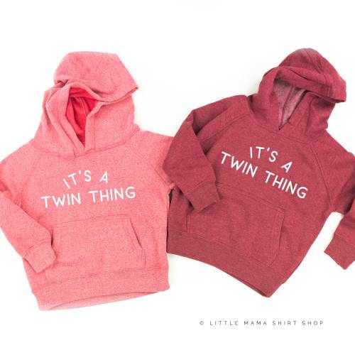 It's a Twin Thing - Child HOODIE | Kid Sweatshirt | Toddler Shirt | Graphic Sweater | Toddler Sweater | Hoodie for Twins | Twinning Hoodie