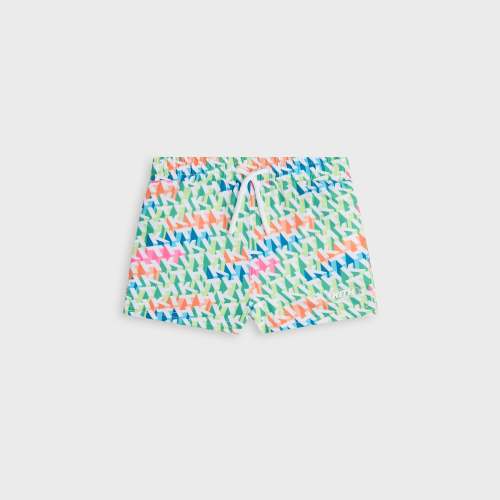 Kith Baby 3D Monogram Kai Swim Trunk - Periodot