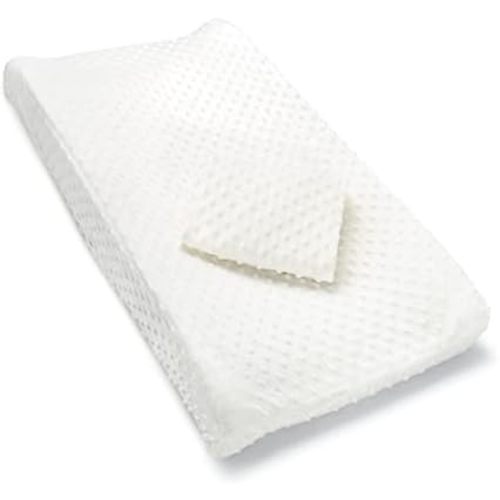 Munchkin Changing Pad Cover, 2 Pack, White, Soft 100% Polyester
