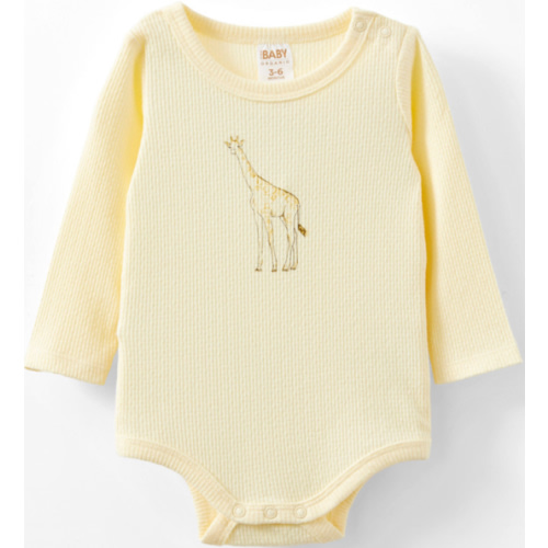 Organic Pointelle Long Sleeve Bubbysuit