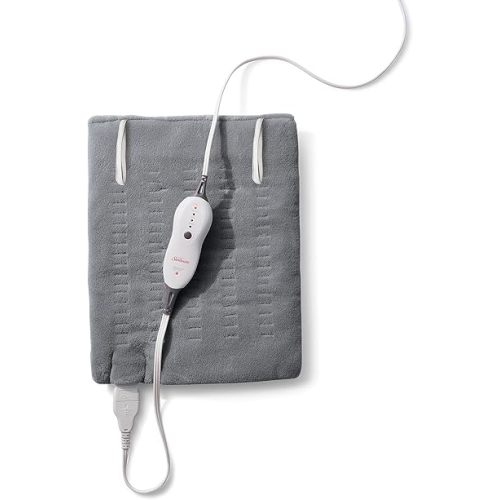 Sunbeam Premium Sunbeam Heating Pad with Compact Storage, Standard Size, Gray