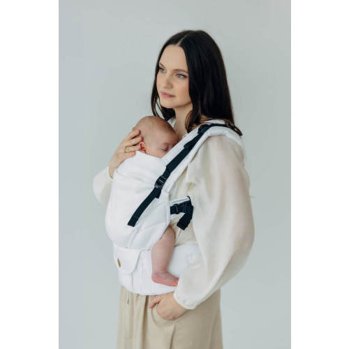 LennyUpGrade PRO Carrier, Standard Size, jacquard weave, 100% bamboo viscose - VIRIDIFLORA - MILKY WAY