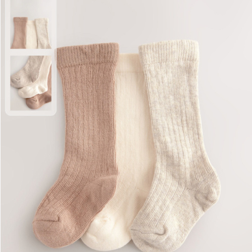 Buy Neutral Rib Knee High Baby Socks 3 Pack from Next USA