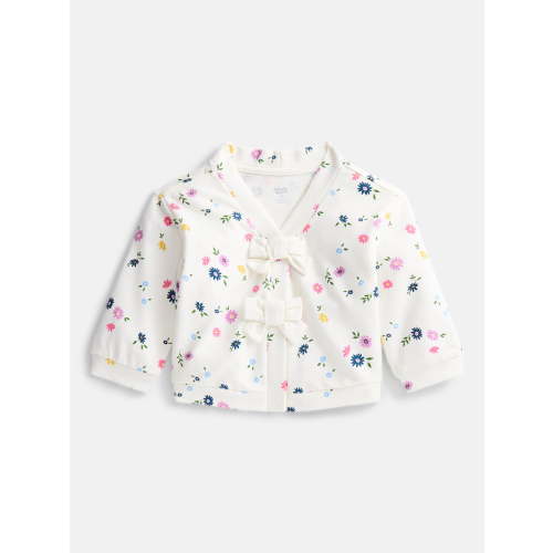 Wonder Nation Baby Girls' Bow Front Cardigan Sweater, Sizes 0M-24M