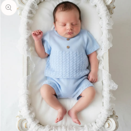 Portuguese Short Set - Blue – Ella Marina Baby