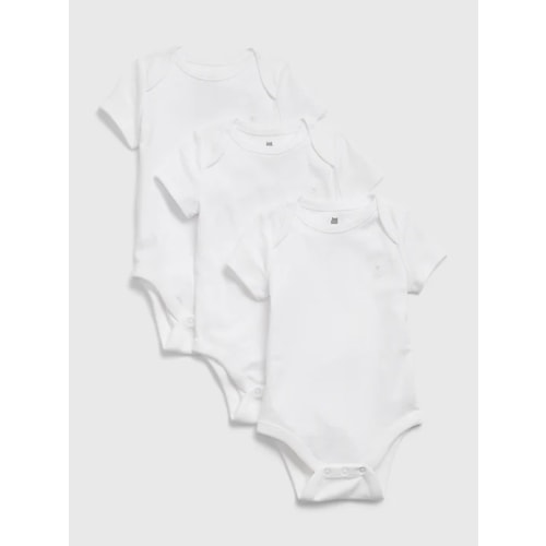 Gap Baby 100% Organic Cotton First Favorite Bodysuit (3-Pack)
