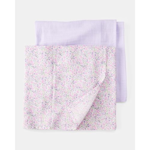 2-Pack Muslin Swaddle Blankets