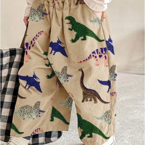 Baby & Kids Dinosaur Print Casual Pants
