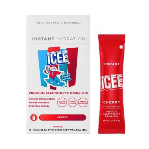 Instant Hydration Icee Cherry Electrolyte Drink Mix Sports Drink - 10ct/67gms