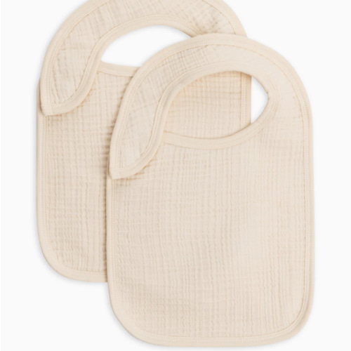 2-Pack Muslin Bibs