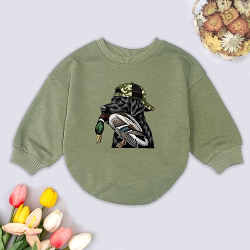 Duck Hunting Season Baby Romper, Labrador Hunting Dog With Duck,  Hello Hunting Season Baby Outfit, Fall Hungting Season Baby Clothes Gift