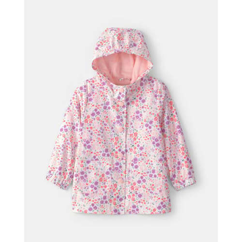 Toddler Girl Floral Raincoat - Pink | Carter's