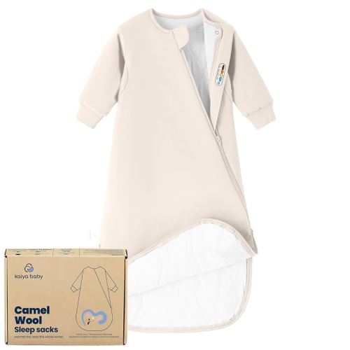 Unisex Sleeping Bag for Babies and Toddlers 2.5 Tog Sleep Sack 6-18Months, Long Sleeve Sleep Sack, Wearable Blanket Baby, One piece with sleeves, Gifts for Baby
