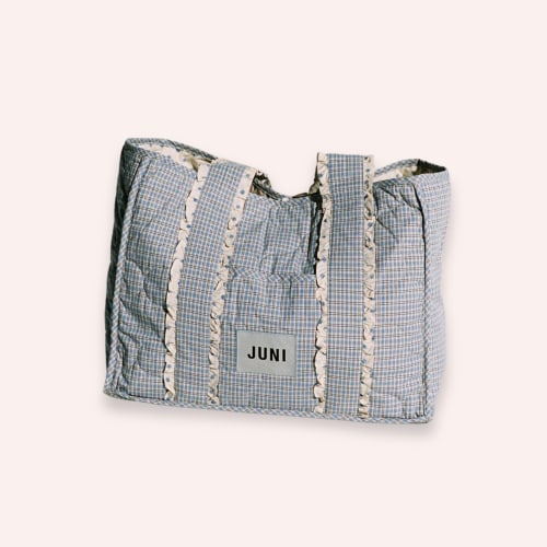 The Everything Bag - Blue Check