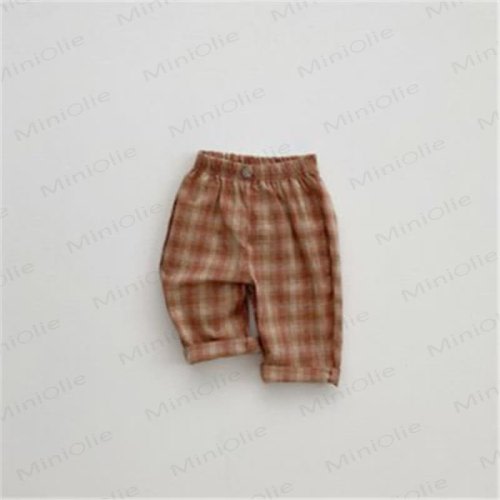Baby British Style Plaid Pants