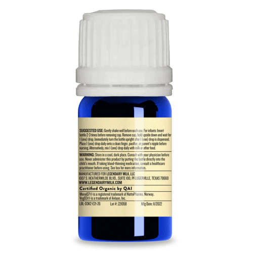 Legendairy Milk Baby Vitamin D3 & K2 Organic Liquid Drops
