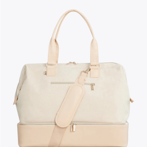 BÉIS 'The Weekender' in Beige - Beige Travel Bag & Overnight Bags