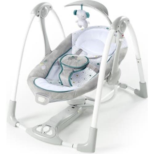 ConvertMe 2-in-1 Compact Portable Baby Swing 2 Infant Seat