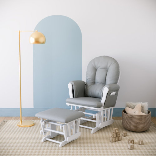Hoop Glider with Ottoman | Wayfair