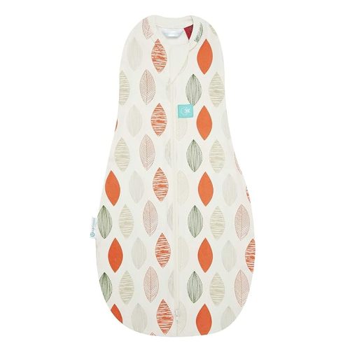 ergoPouch Swaddle Sack 0.2 TOG - (Size 3-6 Months, Blush Leaf)