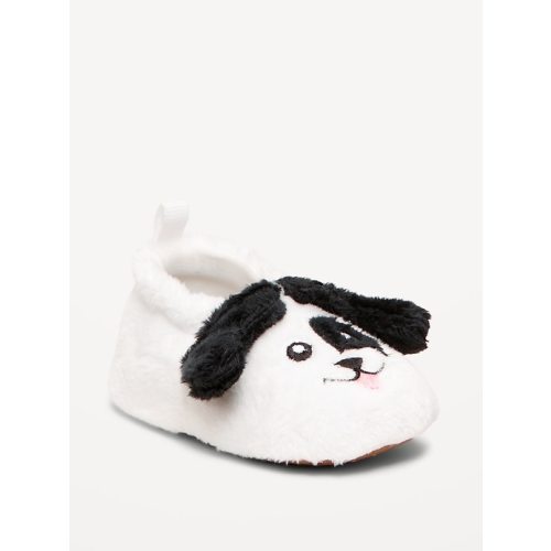 Velour Critter Slippers for Baby