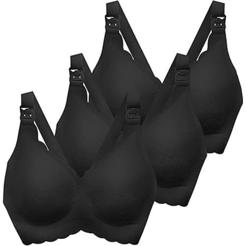 Nursing Bras for Breastfeeding, Seamless Ultra Comfort Maternity Bra, Natural Shape Pregnancy Bras for Women