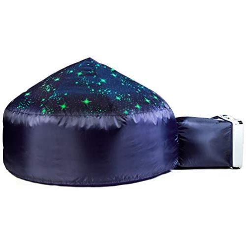 The Original AIR FORT Build A Fort in 30 Seconds, Inflatable Fort for Kids (Starry Night)