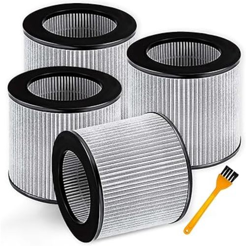 2801 Replacement Filter Compatible with Bissell MYair Personal Air Purifiers 2780 2780A 2780B 2780P and 27809 - Compare to My Air Part 2801, High Efficiency Activated Carbon Filters (4 Pack)