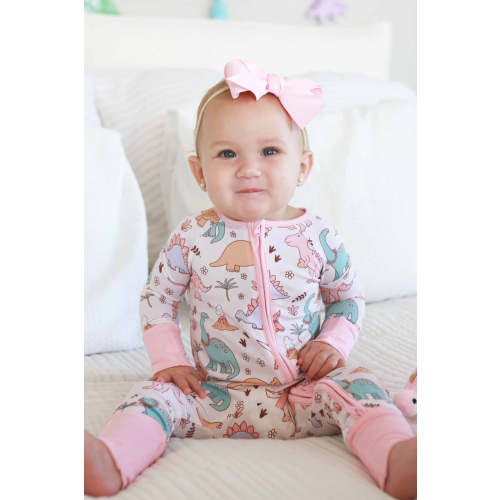 Dolly's Dinos Convertible Zip Romper