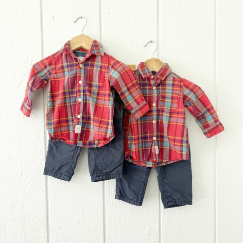 Matching Plaid Outfits
