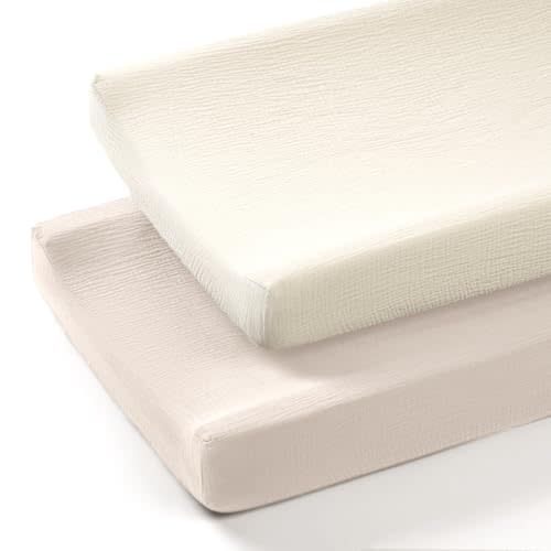 Termichy Muslin Changing Pad Covers: Baby Diaper Changing Table Covers - Changing Pad Sheets for Boys Girls