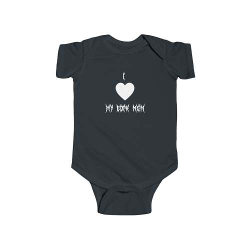 I <3 My Goth Mom Onesie (Babies/Toddlers) – Witching Hour Baby